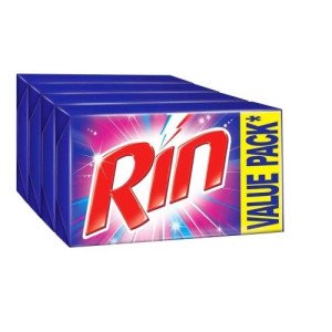 Rin Bar Soap 250Gm X 4Pcs