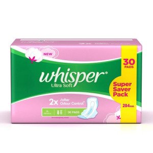 Whisper Ultra Soft Xl 30 Pads